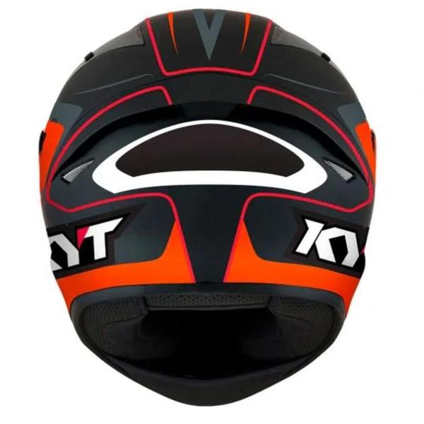 Imagem de Capacete KYT TT Course Overtech - Black/Orange - 56 (S) - Preto/Laranja