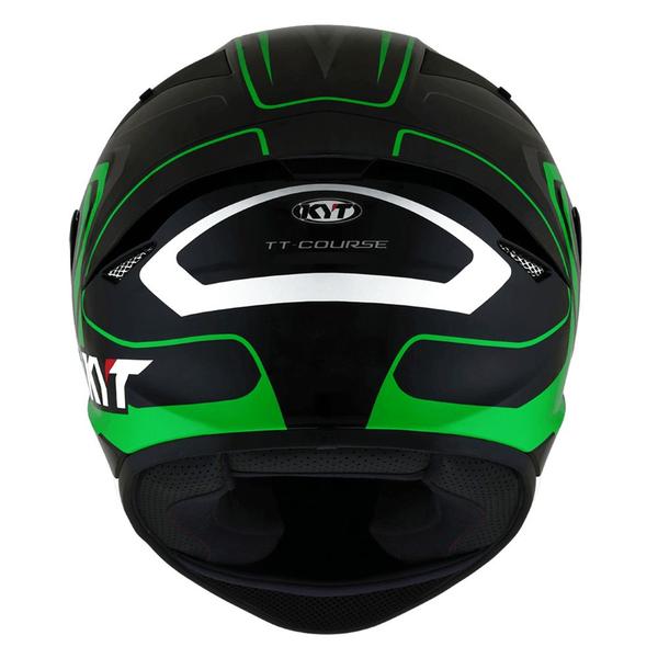 Imagem de Capacete KYT TT Course Overtech Preto e Verde