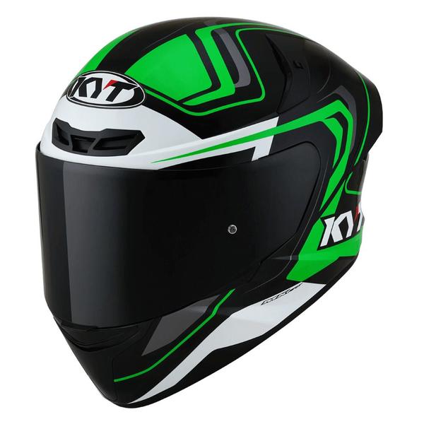 Imagem de Capacete KYT TT Course Overtech Preto e Verde