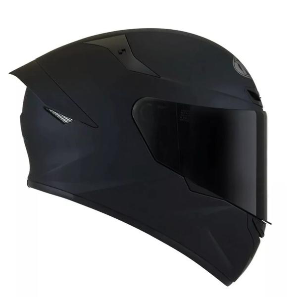 Imagem de Capacete Kyt Tt Course Plain Black Preto Fosco