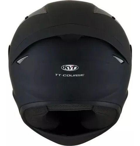 Imagem de Capacete Kyt Tt Course Plain Matt Black Fosco Moto