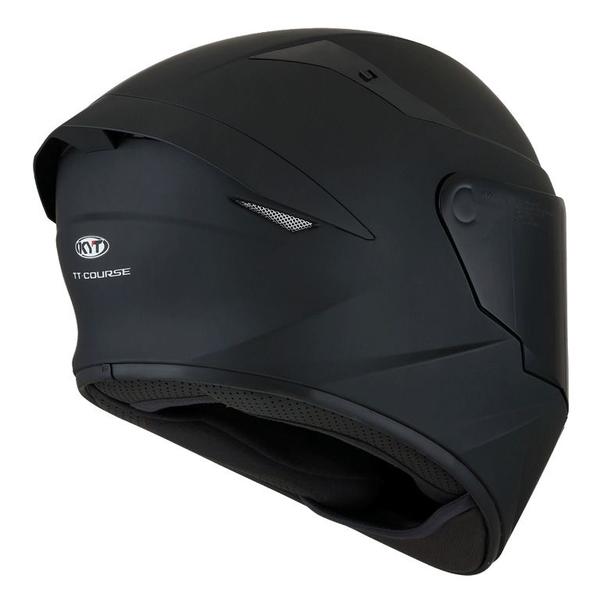 Imagem de Capacete KYT TT Course Plain Preto Fosco