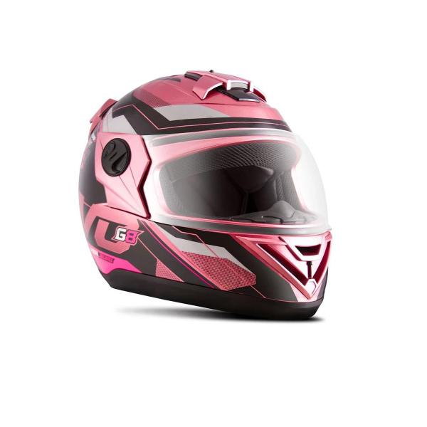 Imagem de Capacete Liberty Evolution 788 G8 Evo Rosa Brilhante TAM. 58 Pro Tork CAP-718PK