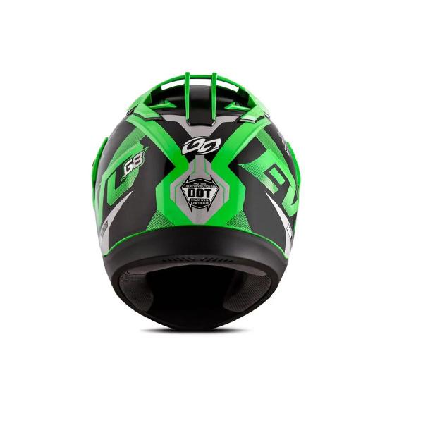 Imagem de Capacete Liberty Evolution 788 G8 Evo Verde Brilhante Tamanho 56 Pro Tork CAP-717VD