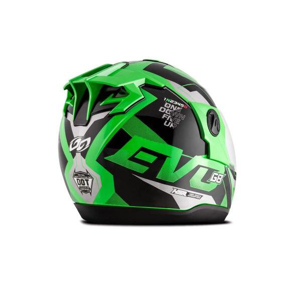 Imagem de Capacete Liberty Evolution 788 G8 Evo Verde Brilhante Tamanho 56 Pro Tork CAP-717VD