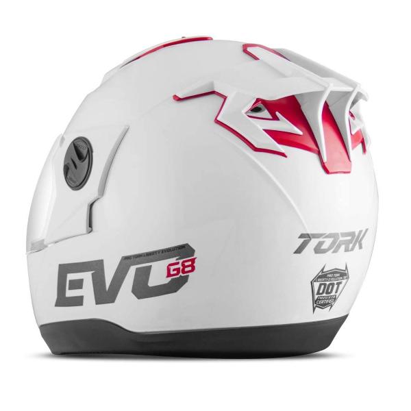 Imagem de Capacete Liberty Evolution G8 EVO Solid Branco Brilhante TAM. 56 Pro Tork CAP-737BC