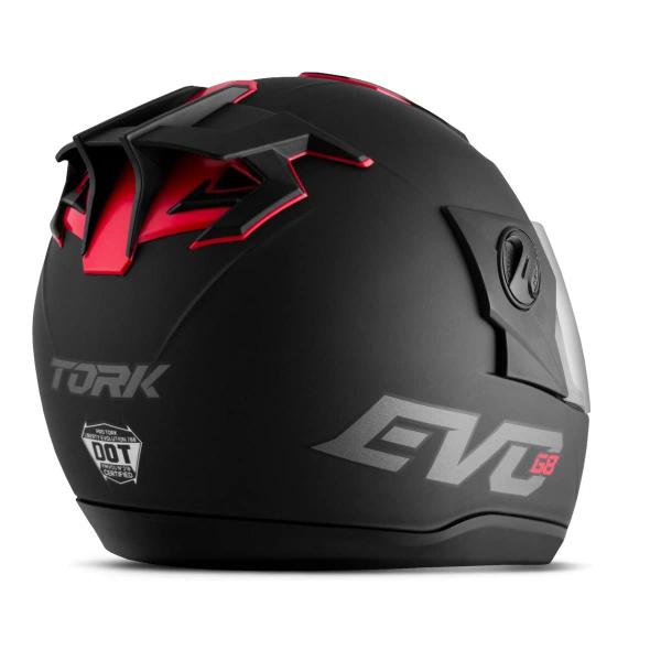 Imagem de Capacete Liberty Evolution G8 EVO Solid Preto TAM. 56  Pro Tork CAP-737PT