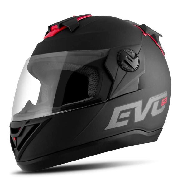 Imagem de Capacete Liberty Evolution G8 EVO Solid Preto TAM. 60 - Pro Tork CAP-739PT