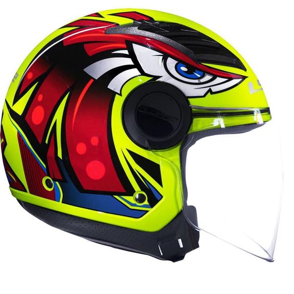 Imagem de Capacete Ls2 Airflow Of562 Tribal Amarelo Tamanho:60