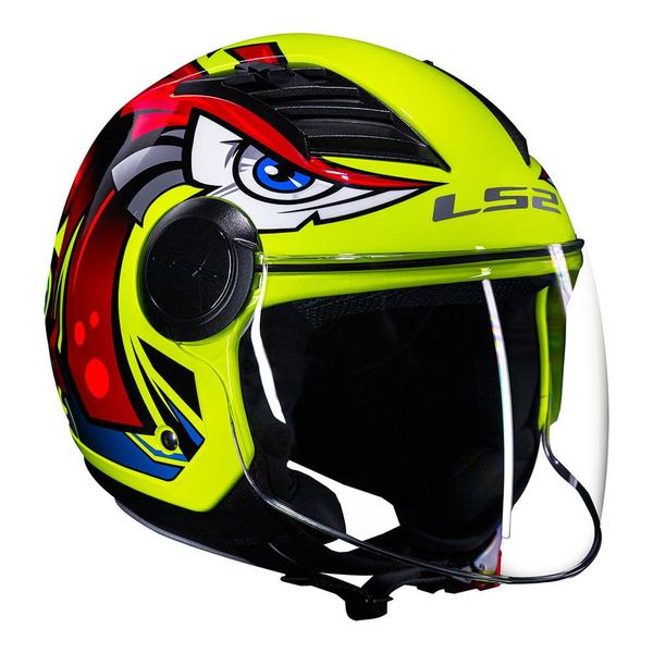 Imagem de Capacete ls2 airflow tribal amarelo