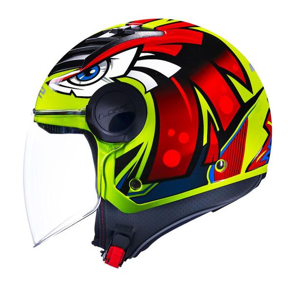 Imagem de Capacete ls2 airflow tribal amarelo