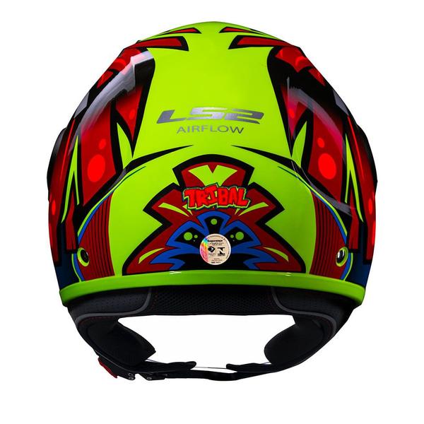 Imagem de Capacete ls2 airflow tribal amarelo