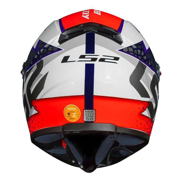 Imagem de Capacete ls2 classic speedy laranja