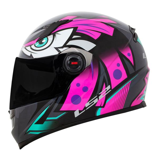 Imagem de Capacete ls2 classic tribal rosa