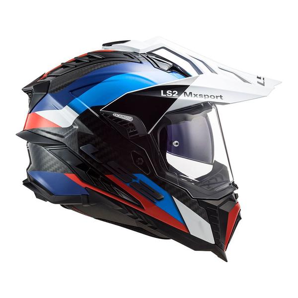 Imagem de Capacete ls2 explorer carbon frontier azul