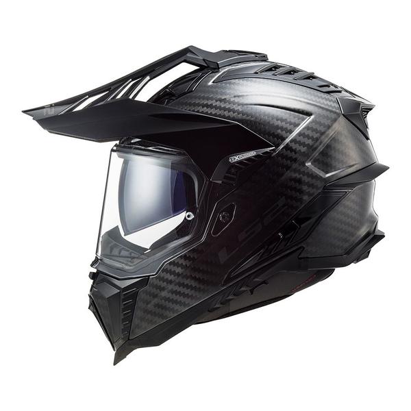 Imagem de Capacete Ls2 Explorer Carbon Solid Preto