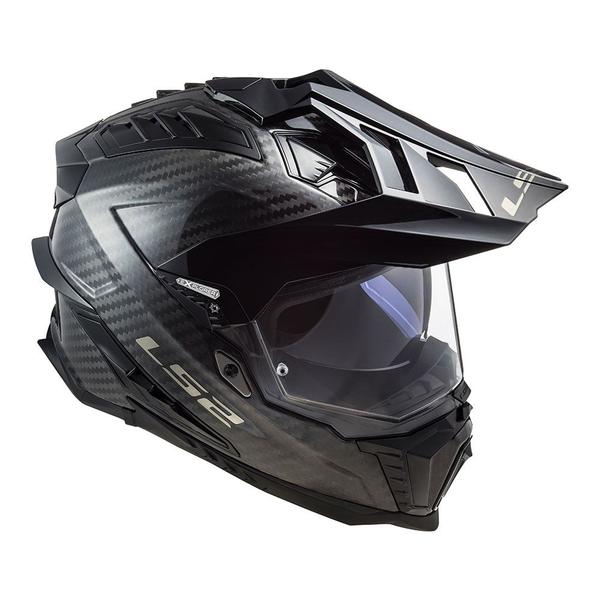 Imagem de Capacete Ls2 Explorer Carbon Solid Preto