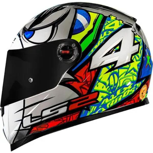 Imagem de Capacete Ls2 F358 Alex Barros Prata