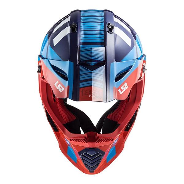 Imagem de Capacete Ls2 Fast Mx437 Xcode Vermelho 56/S