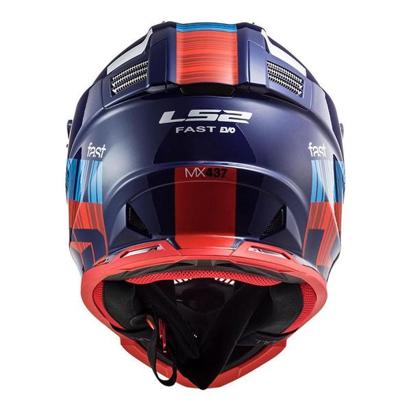 Imagem de Capacete Ls2 Fast Mx437 Xcode Vermelho 56/S