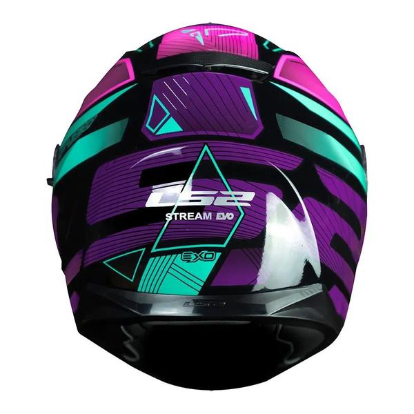 Imagem de Capacete LS2 FF320 Stream Exo Black Blue Pink