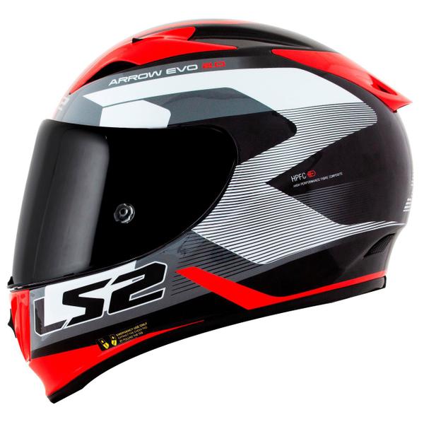 Imagem de Capacete Ls2 Ff323 Arrow R Compete Branco Tricomposto