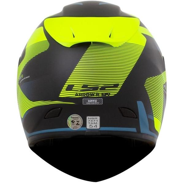 Imagem de Capacete Ls2 FF323 Arrow R Tricomposto Az/Amar/Pto Fosco T60