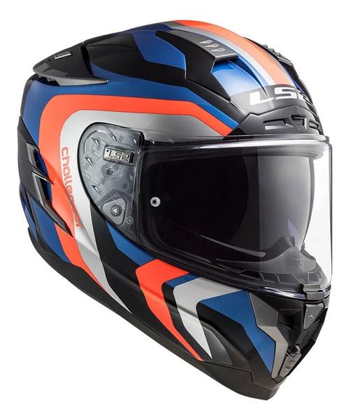 Imagem de Capacete Ls2 Ff327 Challenger Galactic - Azul