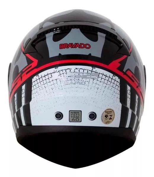 Imagem de Capacete LS2 FF353 Rapid Bravado Grey Camo Red