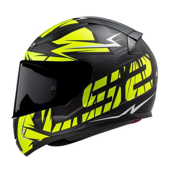 Imagem de Capacete LS2 FF353 Rapid CromoMatte Black Hi Vis Yelllow