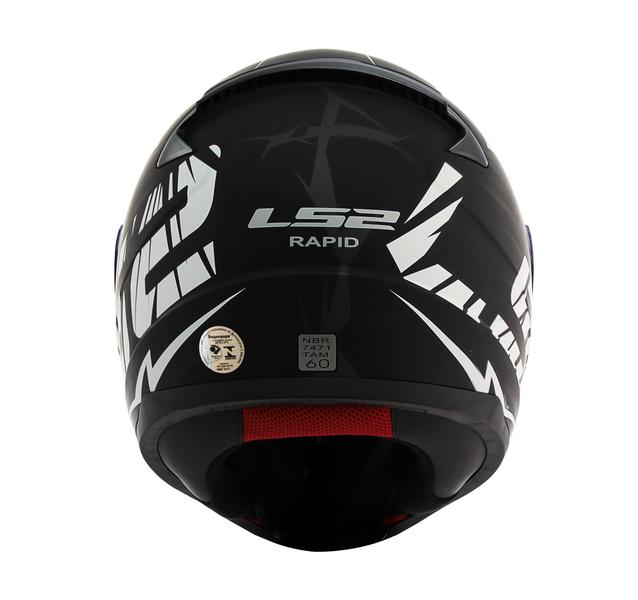 Imagem de Capacete Ls2 Ff353 Rapid Crypt Preto Fosco Cinza Caveira