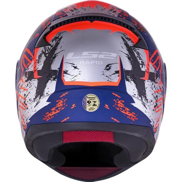 Imagem de Capacete Ls2 Ff353 Rapid Naughty Fosco ul Laranja Fluor 54