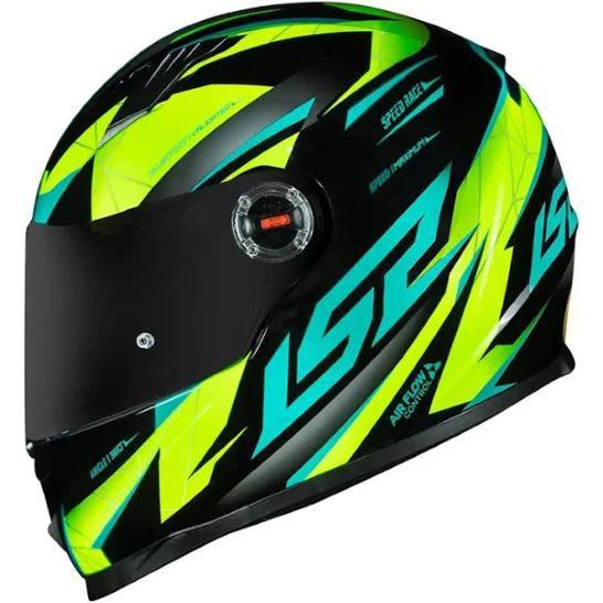 Imagem de Capacete Ls2 Ff358 Draze Black / Hv-yellow / Green