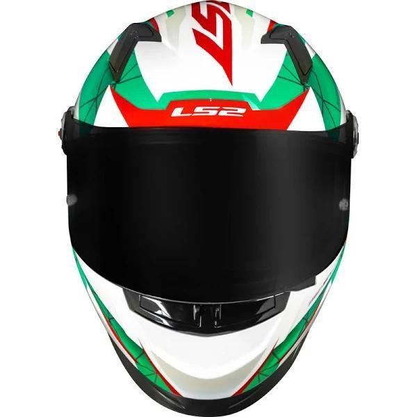 Imagem de Capacete Ls2 Ff358 Draze White / Green / Red