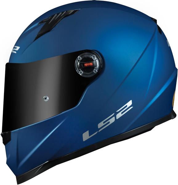 Imagem de Capacete Ls2 Ff358 Monocolor Matt Fosco Azul Blue