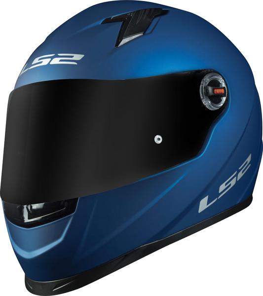 Imagem de Capacete Ls2 Ff358 Monocolor Matt Fosco Azul Blue