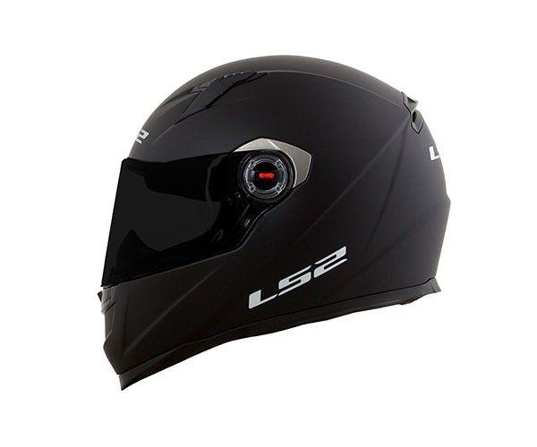 Imagem de Capacete Ls2 Ff358 Monocolor Preto Fosco Tam. 60