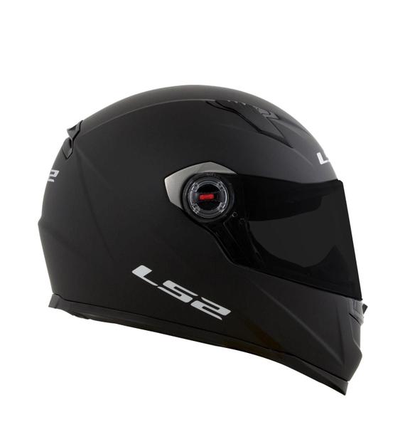 Imagem de Capacete Ls2 Ff358 Monocolor preto fosco + Viseira Fume