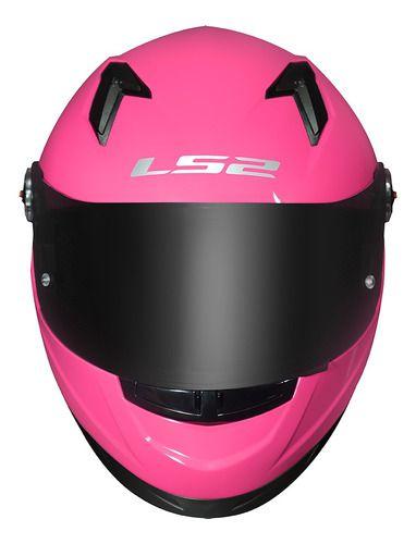 Imagem de Capacete Ls2 Ff358 Monocolor Rosa Pink Brilho Full