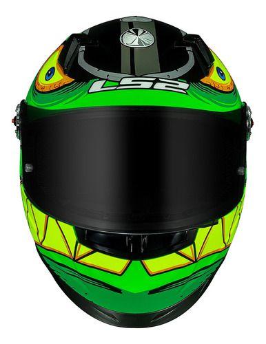 Imagem de Capacete Ls2 Ff358 Rampage Verde Amarelo Colorido