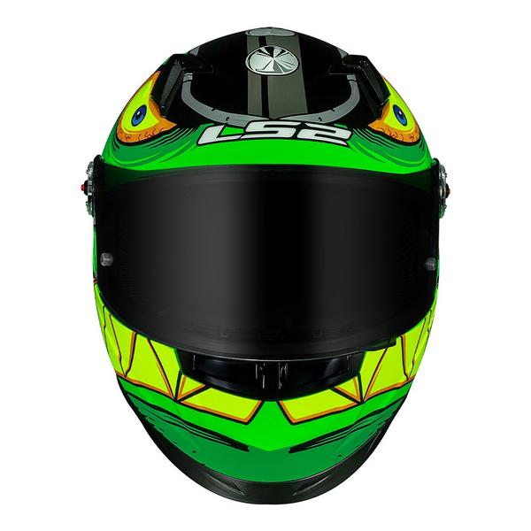 Imagem de Capacete Ls2 FF358 Rampage Verde Mais Viseira Camaleão