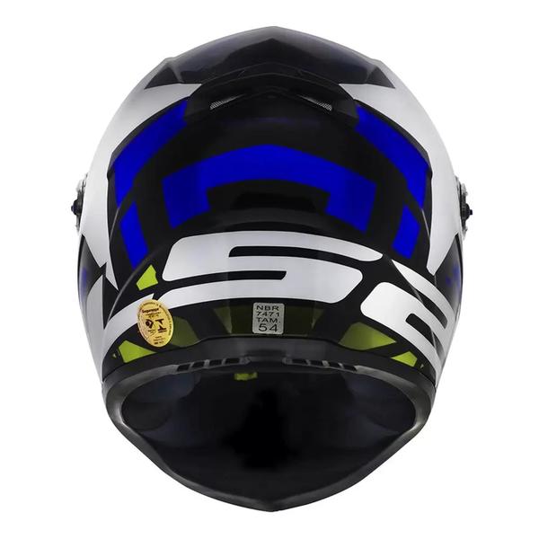 Imagem de Capacete LS2 FF358 Starwar Azul e amarelo