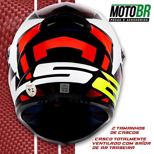 Imagem de Capacete LS2 FF358 Starwar Branco Vermelho