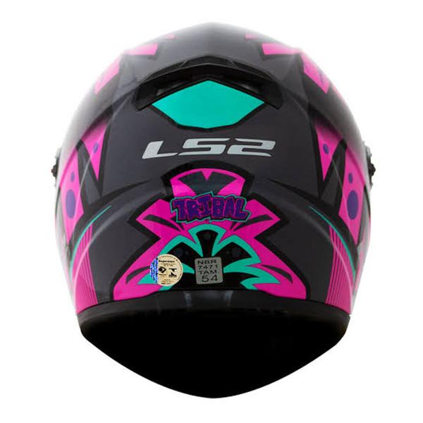 Imagem de Capacete LS2 FF358 Tribal Fúcsia