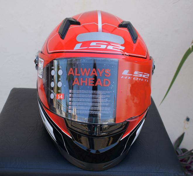 Imagem de Capacete Ls2 ff358 Ultra Preto Vermelho Brilho