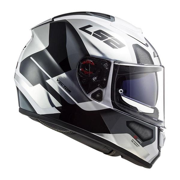 Imagem de Capacete Ls2 Ff397 Vector Evo Automat White Titanium