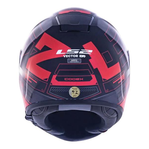 Imagem de Capacete LS2 FF397 Vector Evo Frequency Matte Black Red