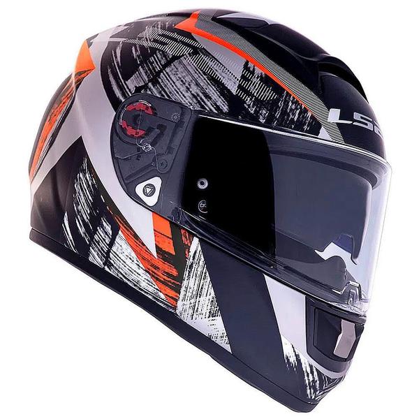 Imagem de Capacete Ls2 Ff397 Vector Evo Scratch Preto/ Vermelho