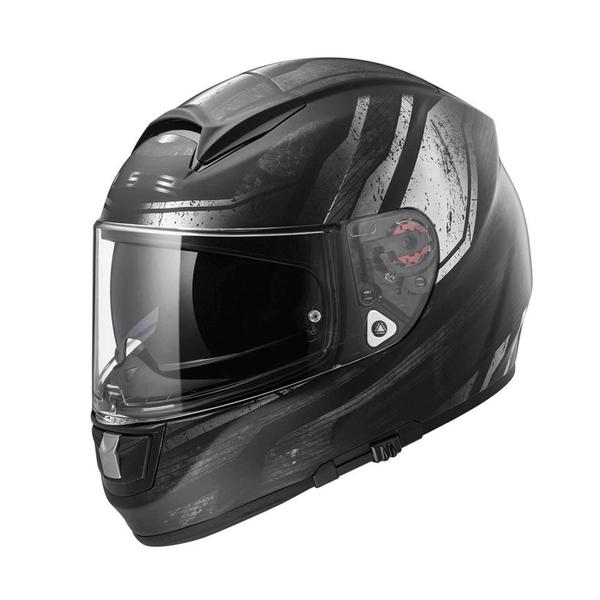 Imagem de Capacete LS2 FF397 Vector Razor Matte Black Silver Grey