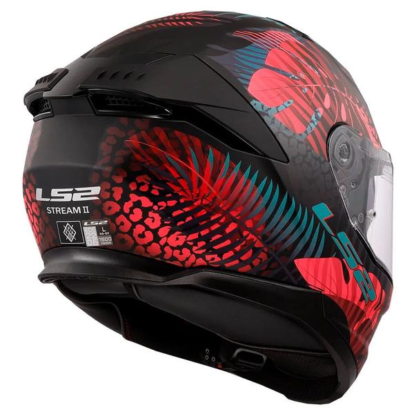 Imagem de Capacete LS2 FF808 Stream 2 Jungle Preto/Rosa/ Azul